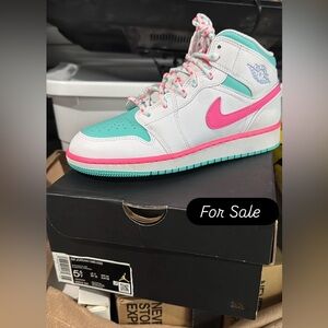 Nike Kids Sneakers - White, Pink, Teal